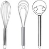 HUFHNWSO Whisk, plastic whisk, dishwasher-safe, length 30 cm, whisk