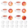 Lyreh 12pcs Mini Coffee Cups, 6 Styles Resin Miniature Coffee