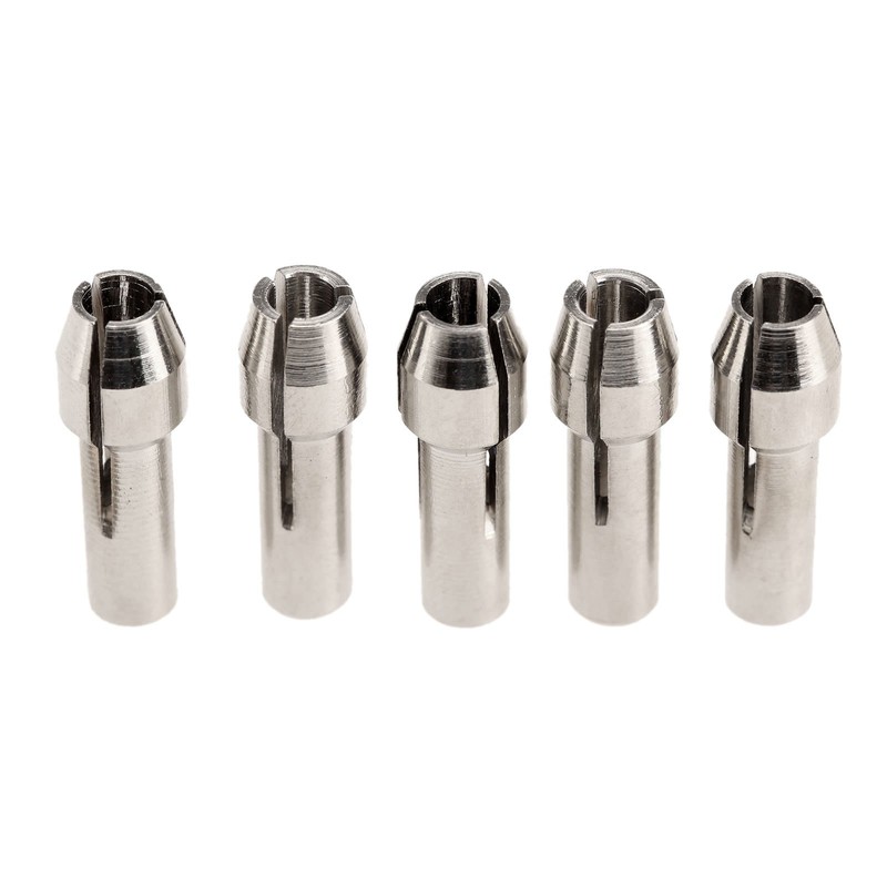 5Pcs Brass Collet Adapter for Dremel Grinder Grinding Drill Chuck