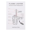 USB Rechargeable Lighter Windproof Dual Arc Lighter Waterproof Flameless Electric