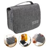 WOONEKY Hanging Hook Toiletries Bag Large Capacity Cosmetic Organizer for
