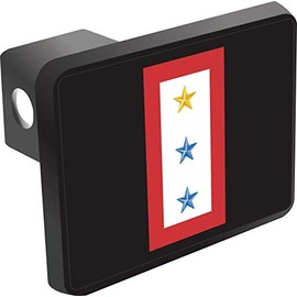 One Gold Star Two Blue Stars Service Flag Trailer Hitch Cover