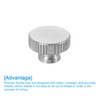 sourcing map Knurled Thumb Nuts, 6Pcs M3 x D11mm x