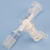Labasics Glass Adapter, Vacuum Borosilicate Vertical Glass Adapter Removal, Vacuum
