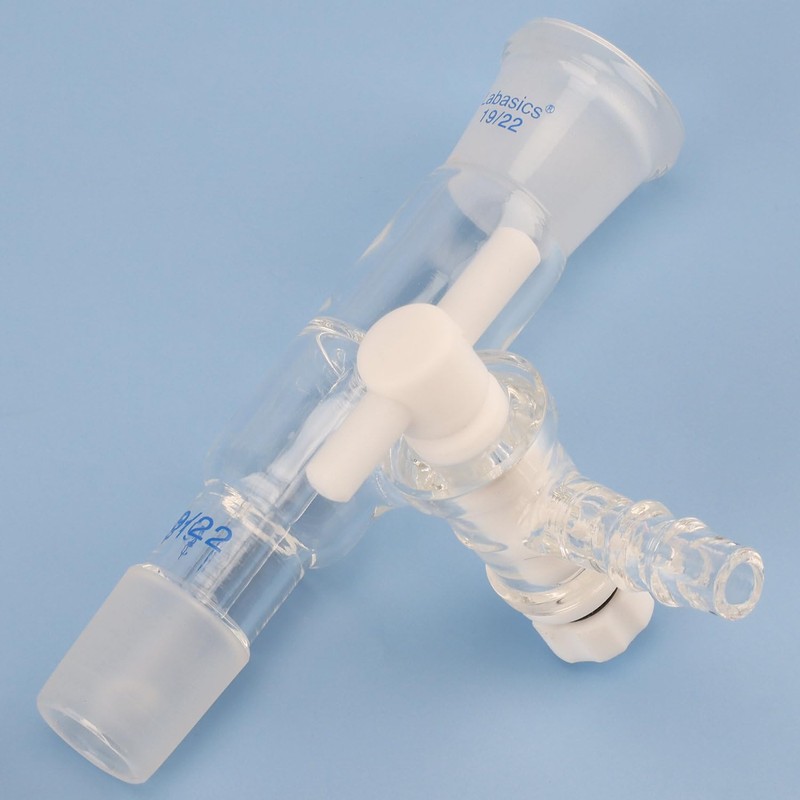 Labasics Glass Adapter, Vacuum Borosilicate Vertical Glass Adapter Removal, Vacuum