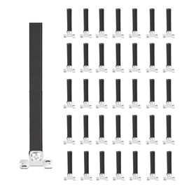 Sidasu 50-Pack Baluster Connectors for 1/2'' Square Balusters for Staircase Interior,Flexible Adjustable Baluster Connectors