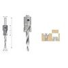 Amana Tool 55141 Carbide Tipped Shankless Counterbore with Slow Spiral