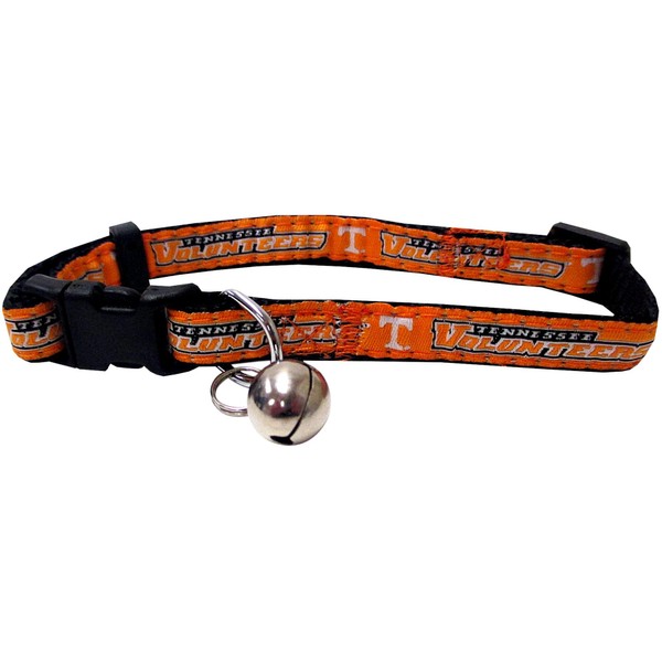 Pets First Collegiate Pet Accessories, Cat Collar, Tennessee Volunteers, One Size