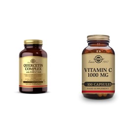Solgar Solgar Quercetin Complex with Ester-C Plus, 100 Vegetable Capsules - 50 Servings Vitamin C 1000 mg, 100 Vegetable Capsules - Antioxidant & Immune Support - Overall Health