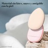 "Ainvhh "40 PCS Mini borla de maquillaje triangular borla de
