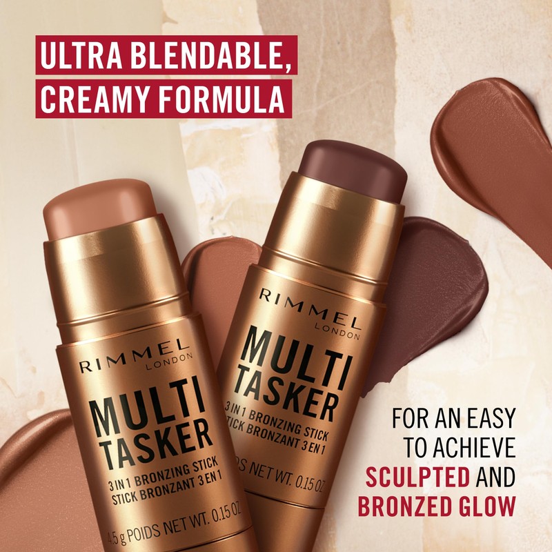 Rimmel Rimmel Multi Tasker 3 in 1 Bronzing Stick, 001