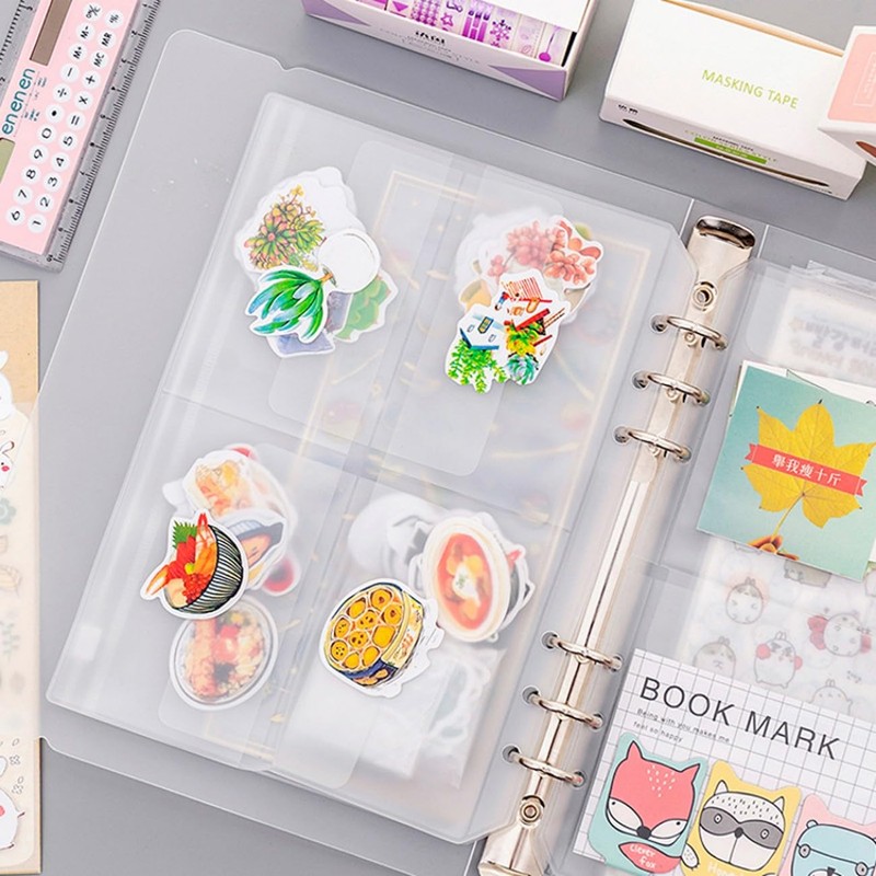 Sticker Book, A5, Sticker Back, 10 Sheets A5, Binder Loose