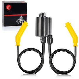 Ignition Coil & Spark Plug Wire Cap Compatible With HONDA VTX 1300 VTX1300 R/T/S/C 2004-2009 VT 1300 VT1300 CT/CRA/CR/CX/CXA/CTA/CSA/CS 2010-2020 30700-MEA-671 30510-MM8-003 30510-MCC-003