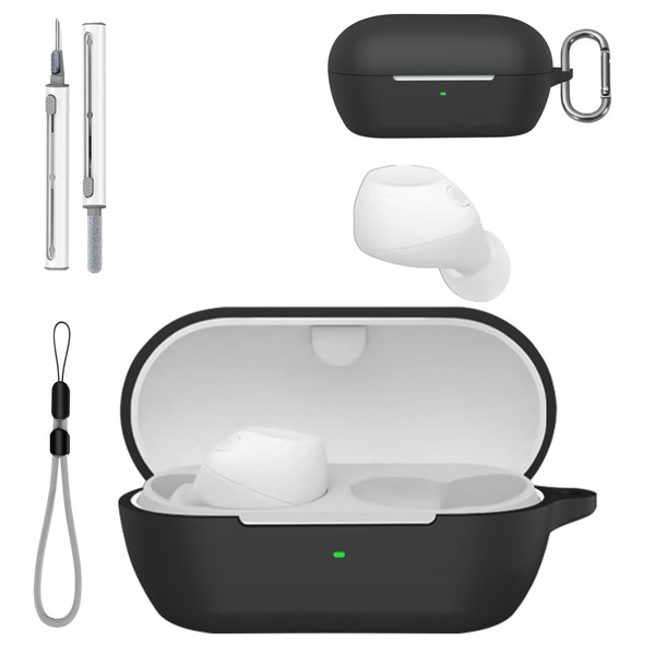 for Sony WF-C710N Case Cover with Cleaner Kit,Soft Skin Silicone