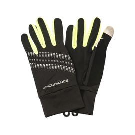 ENDURANCE Sherman Running Gloves Safety Yellow XS