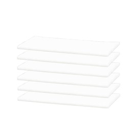 WalkCleaner 6pcs Primary efficiency filter cotton for Smoke Purifier ZK001/ZK001A/ZK002,Laser Fume Extractor Smoke Purifier Smoke Absorber Remover,Solder Fume Extractor,14.38"x6.9"x0.39"