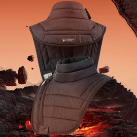 Thermal Neck Warmer Motorcycle, Waterproof Cotton Motorbike Winter Neck Warmer For Riding Cold Weather, Windproof Cotton Chest Warmer For Men Outdoor Riding