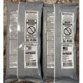 Sage 7905 Comfort Shield Barrier Cream Cloths 2 Packs W 8 In Each =16  EXP 7/21