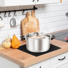 BEENNA Fireproof underlay, 30 x 30 cm, heat protection mat, heat resistant up to 1000 °C, heat-resistant underlay made of carbon fibre felt, ideal for fire protection and heat resistance