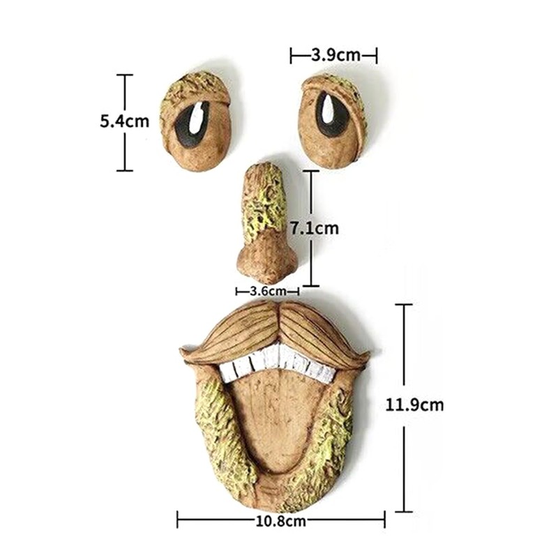 Tiardey Tree Trunk Decoration Outdoor Trunk Hanging Decoration Easter Garden