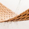 Liveinu Non-Slip Bamboo Bath Mat for Luxury Shower, Dark Khaki,