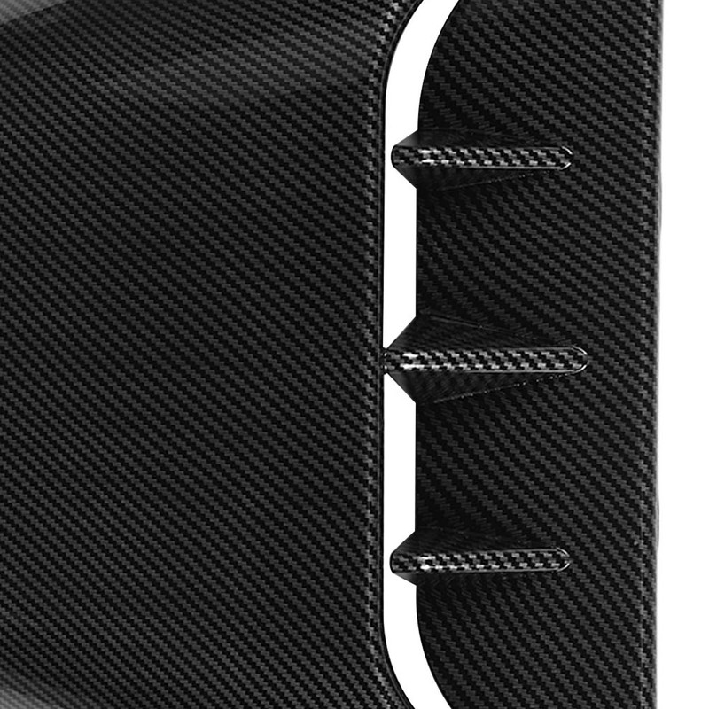Engine Hood Vent Trim 35.5 X 32cm Carbon Fiber Style