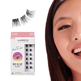 Impress KISS imPRESS False Eyelashes, Lash Clusters, Falsies, Refined Volume',...