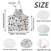 MYSOMY Scottish Apron for Women Scotland Kitchen Apron with Pockets