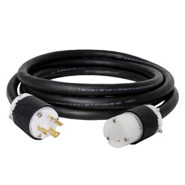 NEMA L6-30 Extension Power Cord - 30A/250V, 10 AWG - Iron Box # IBX-5803-25-C (25 ft, Build)