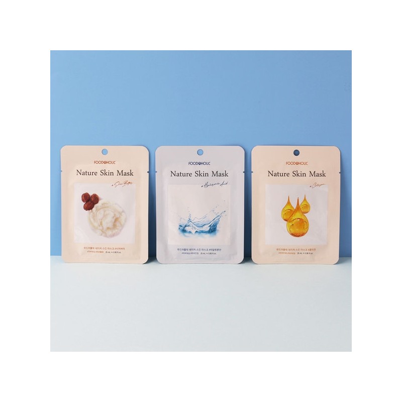 (30 sheets) Nature Skin Moisturizing Mask Pack (Collagen, Hyal, Butter)