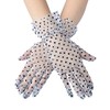 krautwear Women's Gloves Lace Elbow Long Evening Gloves Ruffled Bridal