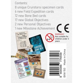 Brexwerx Games: Holotype - Crurotarsi Mini-Expansion - Paleontology Strategy Board Game, New Specimen & Objectives, Ages 14+, 2-5 Players, 60 Min