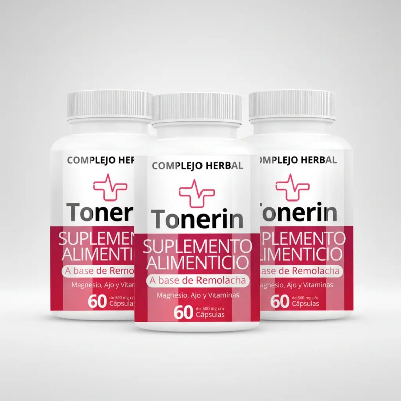 Tonerin Frascos 180 Cápsulas Nueva Presentación