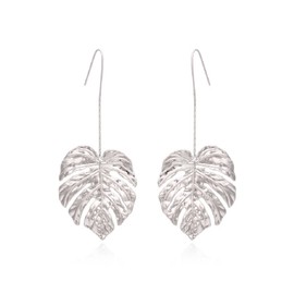 Palm Leaf Earrings for Women, Monstera Leaf Earrings for Girls, Cute Earrings with Hypoallergenic Leaf Plants, NO, No, No, No, No