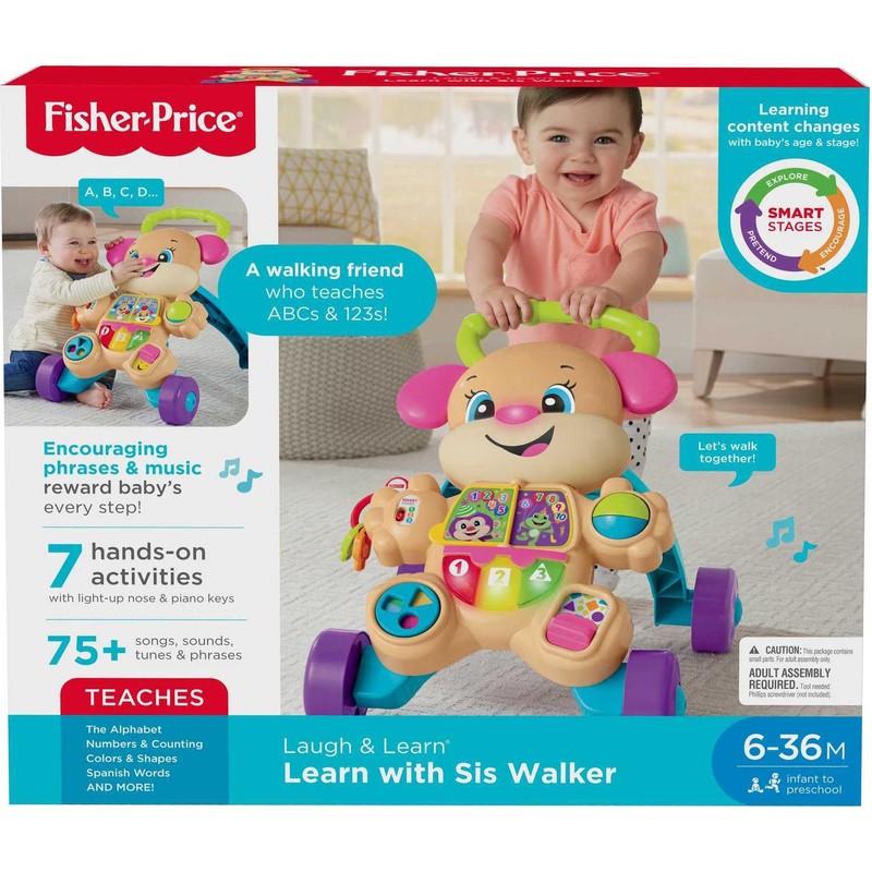 Fisher-Price Baby Toy Laugh & Learn Smart Stages Sis Walker