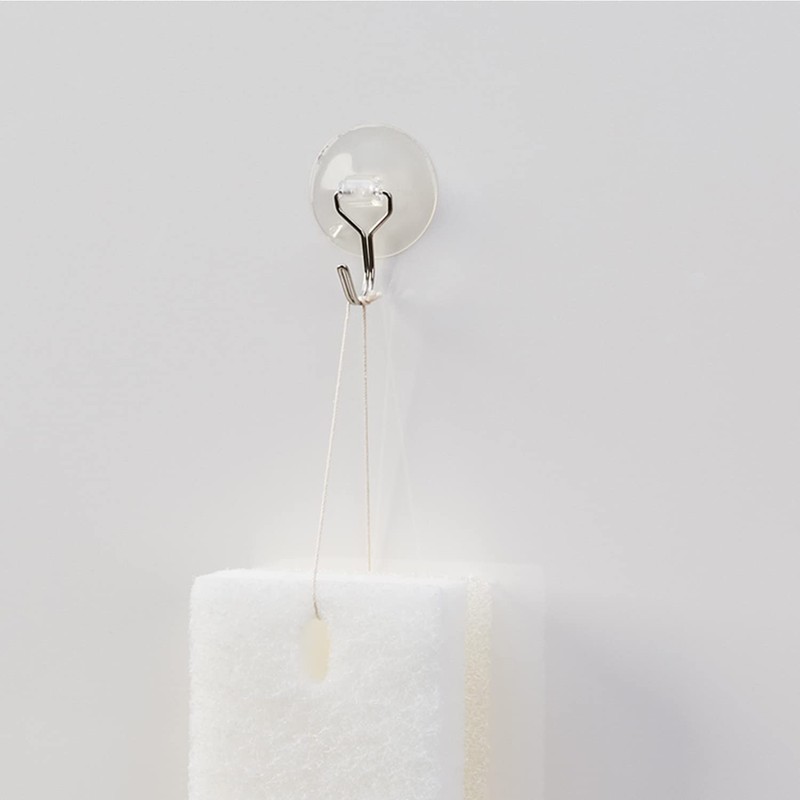 LEC Suction Cup Hooks, Pack of 3, Load Capacity 28.2