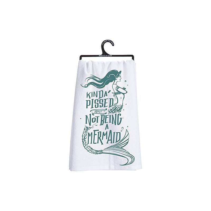 Primitives by Kathy, Cotton Dish Towel, Kinda Pissed About Not