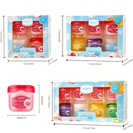 Hydrating and Moisturizing Lip Mask Set for Men and Women, Comfort and Non-irritating Lip Mask, Various Flavors, Lip Moisturizer, Makeup,¬†Skincare Products:_Set_4pcs/set*3 sets