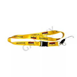 Unbranded Ecuador Lanyard / Ecuador Flag Lanyard