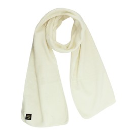 Ivory White Plush Fur Trim Fleece 3 Piece Hat Scarf & Glove Set