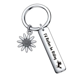 De&ai Horse Rider Jewelry For Women Cowgirl Gift Horse Trainer Keychain Horse Charm Keychain Equestrian Coach Keychain Horseman Keychain Cowboy Gift Horse Whisperer Keychain Horse Keychain