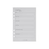 The Head Plan Goals Pack Planner Refills | Filofax A5