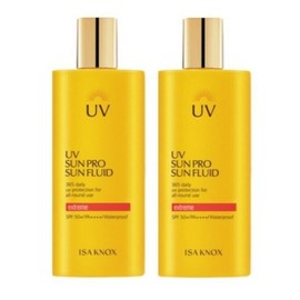 Isa Knox UV Sun Pro 365 Extreme Sun Fluid SPF50+ 70ml x 2 (1 pack of 30 cleaning wipes shipped) / 이자녹스 UV선프로 365 익스트림 선플루이드 SPF50+ 70ml 2개 (청소포30매 1팩발송)