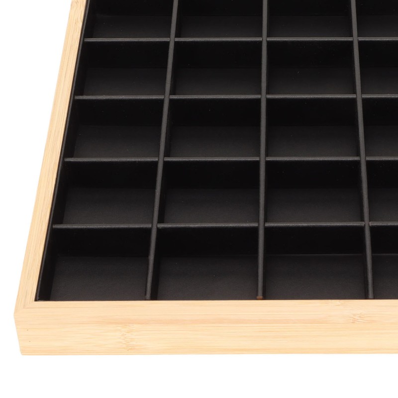 Jewelry Storage Display Trays Multipurpose 24 Grids Jewelry Tray for