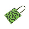 Le Jardin du Lin Printed Shopping Bag with Green Long