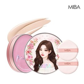 Miba Miba King Cushion Season 3 Main Product + 2 Puffs / 미바 미바 왕쿠션 시즌3 본품+퍼프2매입