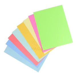 Vaga 100 Piezas Hojas De Color Neón Y Pastel Tamaño Carta