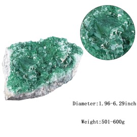 mookaitedecor Ornament aus Madagaskar, unregelmäßiges Rohsteinmuster, Kristallsteintraube für die Innendekoration und Geschenk, 501 g - 600 g