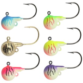Northland Tackle Fire-Ball Jig - 1/8Oz - 6/Card - Assorted