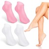 Outanaya 2Pairs Moisturizing Spa Socks for Dry Cracked Heels Slip